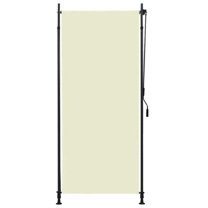 Rullgardin utomhus 100x270 cm gräddvit