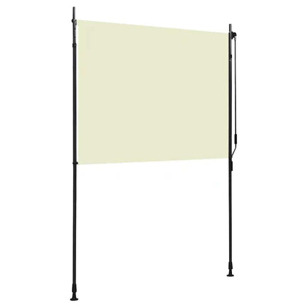 Rullgardin utomhus 150x270 cm gräddvit