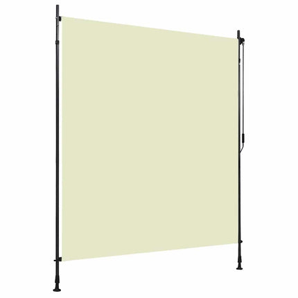 Rullgardin utomhus 200x270 cm gräddvit