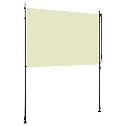Rullgardin utomhus 200x270 cm gräddvit