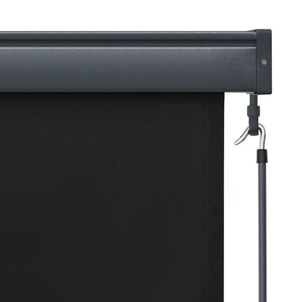 Rullgardin utomhus 60x250 cm antracit