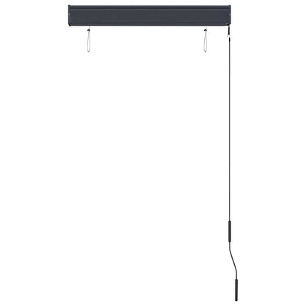 Rullgardin utomhus 80x250 cm gul och blå
