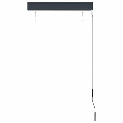 Rullgardin utomhus 80x250 cm gräddvit