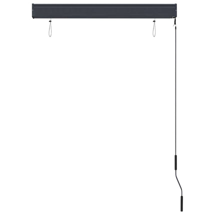 Rullgardin utomhus 100x250 cm gul och blå