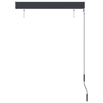 Rullgardin utomhus 100x250 cm vit och orange