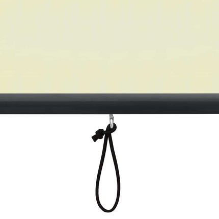 Rullgardin utomhus 100x250 cm gräddvit
