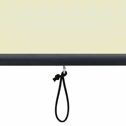 Rullgardin utomhus 120x250 cm gräddvit