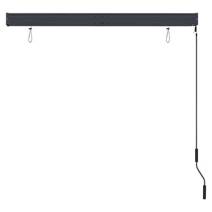Rullgardin utomhus 140x250 cm antracit