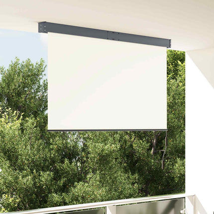 Rullgardin utomhus 160x250 cm gräddvit