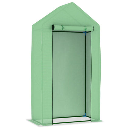 Växthus med stålram 0,5 m² 1x0,5x1,9 m