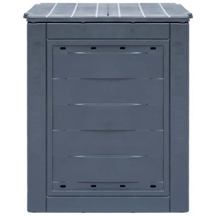 Trädgårdskompost 3 st grå 60x60x73 cm 780 L