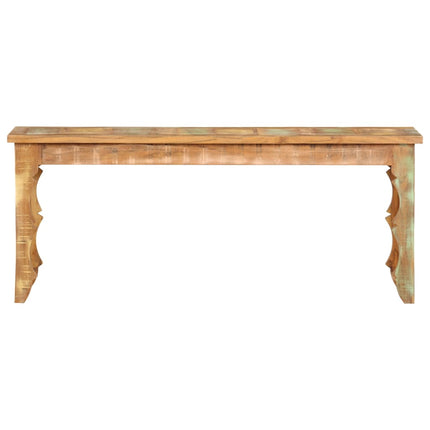 Bänk 110x35x45 cm massivt återvunnet trä