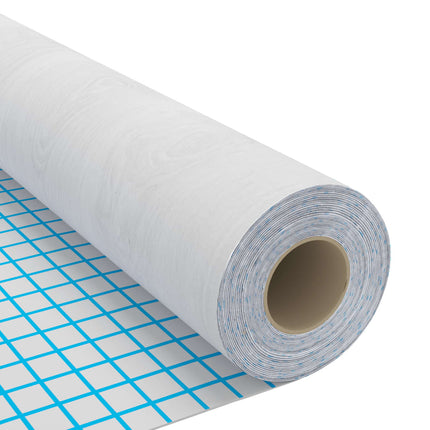 Dörrfolie 2 st vitt trä 210x90 cm PVC