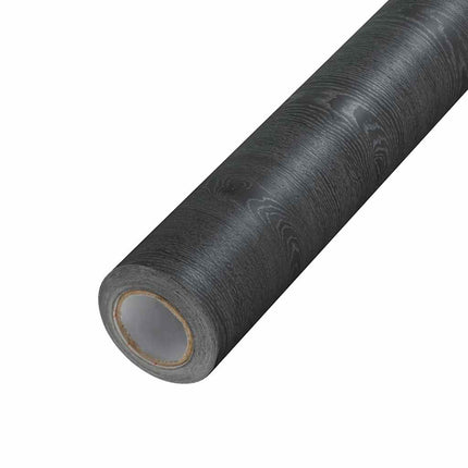 Dekorplast mörkt trä 500x90 cm PVC