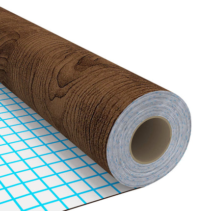 Dekorplast mörk ek 500x90 cm PVC