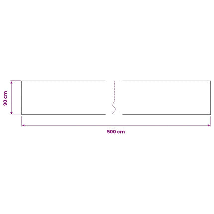 Dekorplast vit 500x90 cm PVC