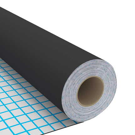 Dekorplast svart 500x90 cm PVC