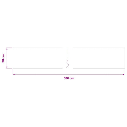 Dekorplast svart 500x90 cm PVC