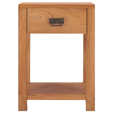 Sängbord 35x35x50 cm massiv teak