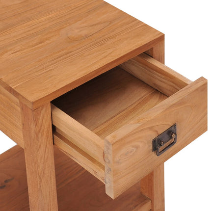 Sängbord 35x35x50 cm massiv teak