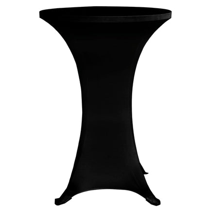 Överdrag till ståbord Ø60 cm svart stretch 4 st