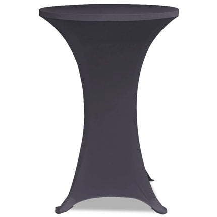 Bordsöverdrag 4 st 70 cm stretch antracit