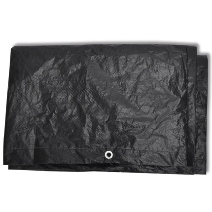 Överdrag för trädgårdsmöbler 2 st 8 öljetter 180x140cm