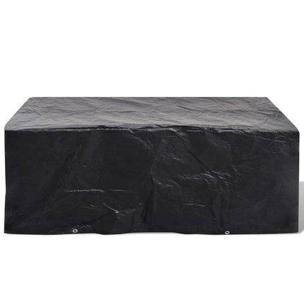 Överdrag för trädgårdsmöbler 2 st 8 öljetter 200x160x70 cm