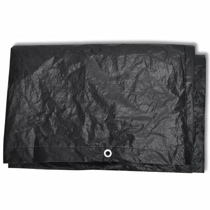 Överdrag för trädgårdsmöbler 2 st 8 öljetter 140x70x90 cm