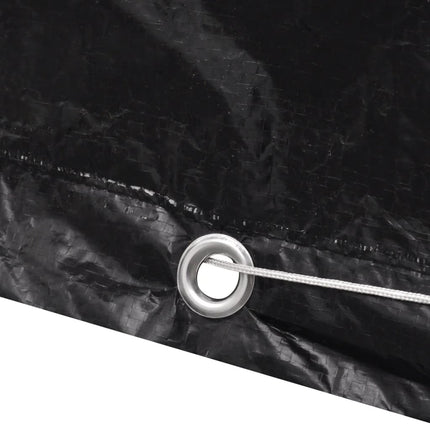 Överdrag för trädgårdsmöbler 2 st 8 öljetter 140x70x90 cm
