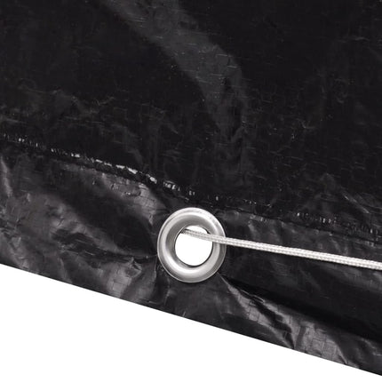 Överdrag för trädgårdsmöbler 2 st 8 öljetter 180x70x90 cm