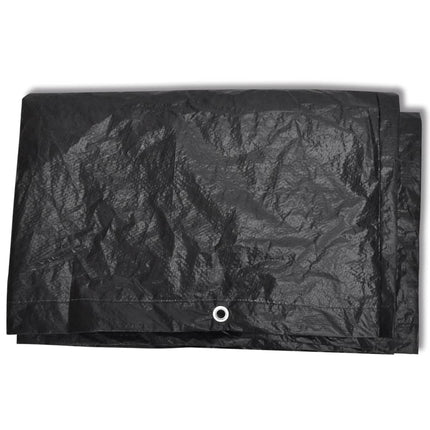 Överdrag för trädgårdsmöbler 2 st 8 öljetter 250x210x90 cm
