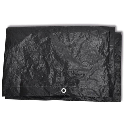 Överdrag för trädgårdsmöbler 2 st 8 öljetter 122x112x98 cm