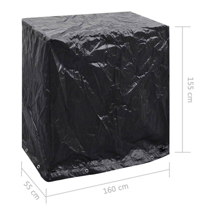 Överdrag för pingisbord 8 öljetter 160x55x182 cm