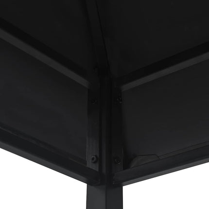 Grilltält 240x150x255 cm antracit stål