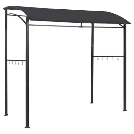 Grilltält 215x150x220 cm antracit stål