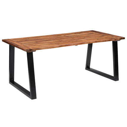 Matbord massivt akaciaträ 180x90 cm
