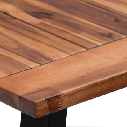 Matbord massivt akaciaträ 180x90 cm