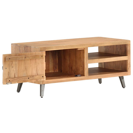 Soffbord 90x45x40 cm massivt akaciaträ