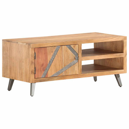 Soffbord 90x45x40 cm massivt akaciaträ