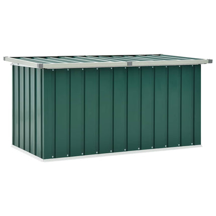 Förvaringslåda för trädgården grön 129x67x65 cm