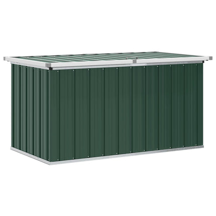 Förvaringslåda för trädgården grön 129x67x65 cm