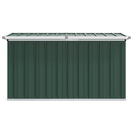 Förvaringslåda för trädgården grön 129x67x65 cm