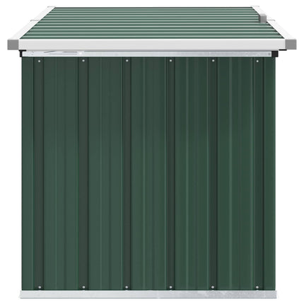 Förvaringslåda för trädgården grön 129x67x65 cm