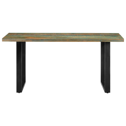 Matbord 160x80x75 cm massivt återvunnet trä