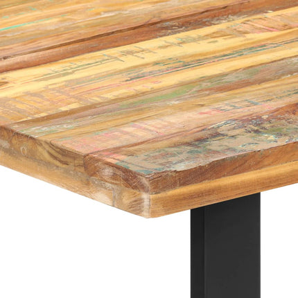 Matbord 160x80x75 cm massivt återvunnet trä