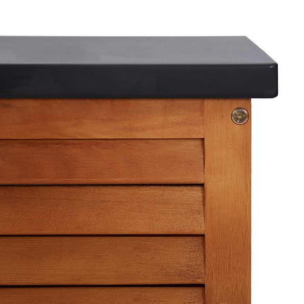 Dynbox 150x50x55 cm massivt eukalyptusträ