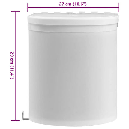 Inbyggd sophink plast 8 L