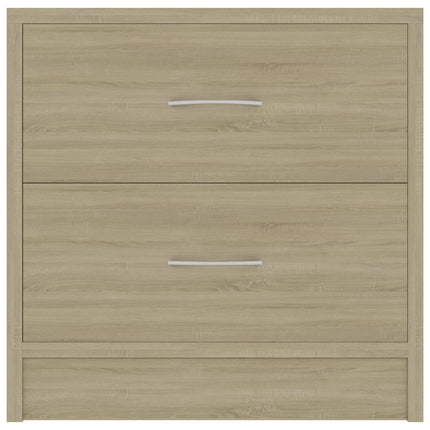 Sängbord sonoma-ek 40x30x40 cm konstruerat trä