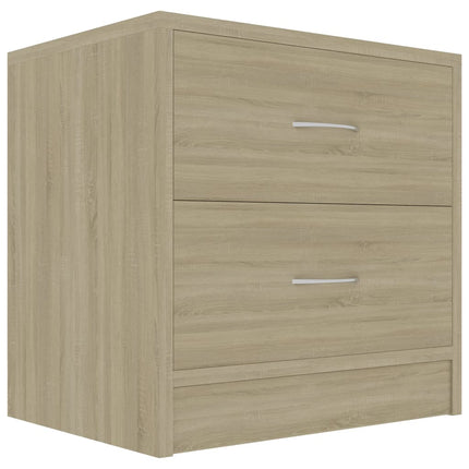 Sängbord 2 st sonoma-ek 40x30x40 cm konstruerat trä